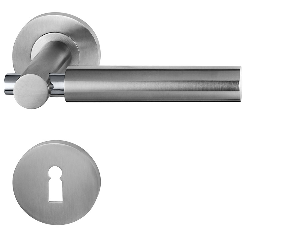 Türgriff Edelstahl matt glänzend