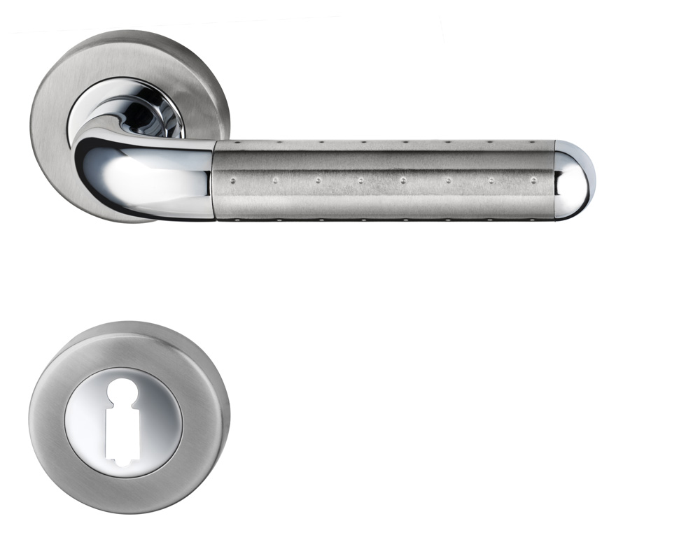 BC03P Türklinke bicolor Edelstahl chrom