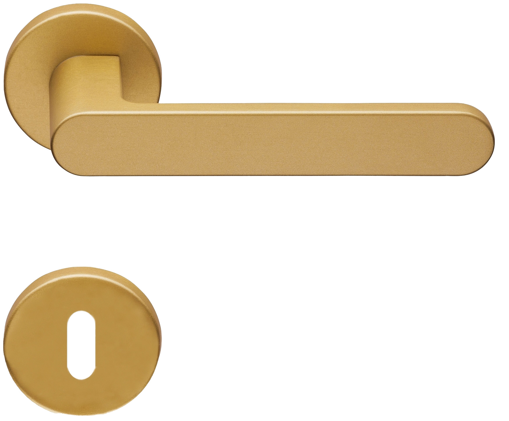  R25 MM Türgriff messingfarbig 