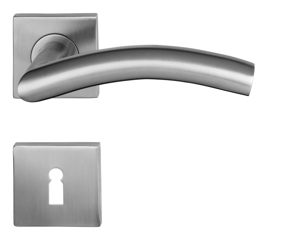 Türklinke Edelstahl eckig