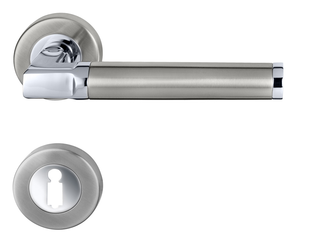 BC02 Türklinke Bauhaus Edelstahl chrom