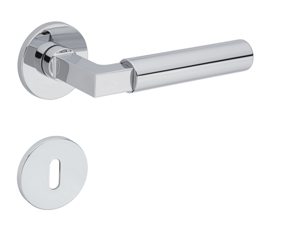 R09 Bauhaus Türgriff Chrom glänzend